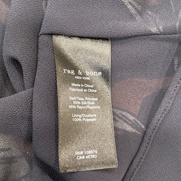 Rag & Bone Mallory Floral Silk Blend Twill Midi Slip Dress - Picture 6 of 6